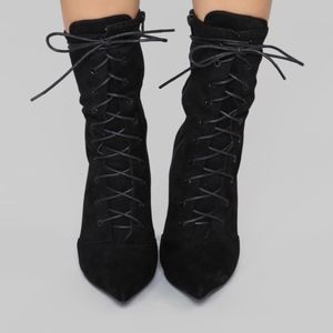Sexy, Lace-up booties